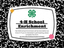 4-H School Enrichment flyer with URL go.ncsu.edu/stokesschoolenrichment