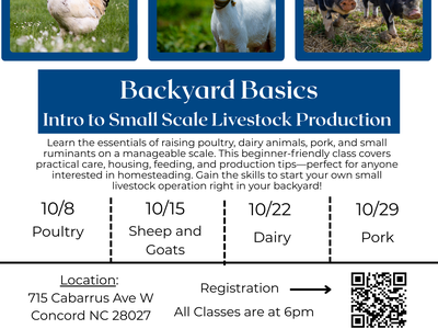 Backyard Basics - Intro to Small Scale Livestock Production