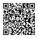 Black-and-white QR code (square matrix barcode) on a white background
