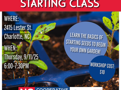 Cool Season Seed Starting Class Flyer