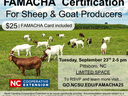 FAMACHA Certification for Sheep & Goat Producers