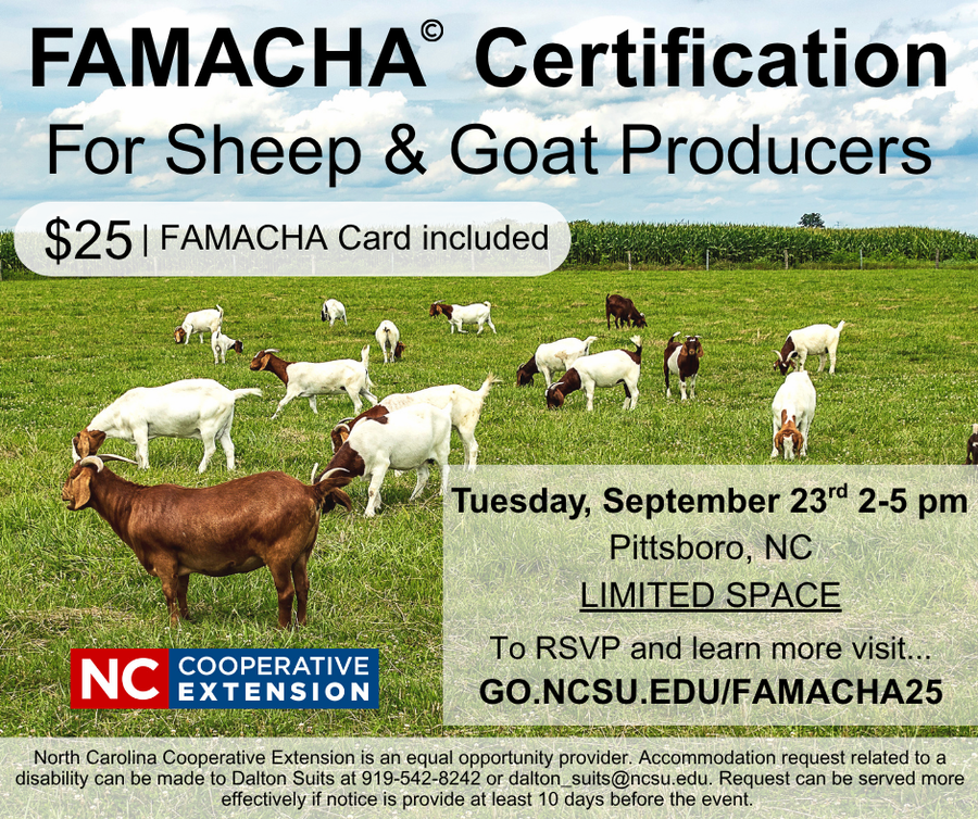 FAMACHA Certification for Sheep & Goat Producers