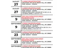 Pesticide class schedule 2025: recertification Aug 27, Sep 9, Sep 23; Snow Hill, NC