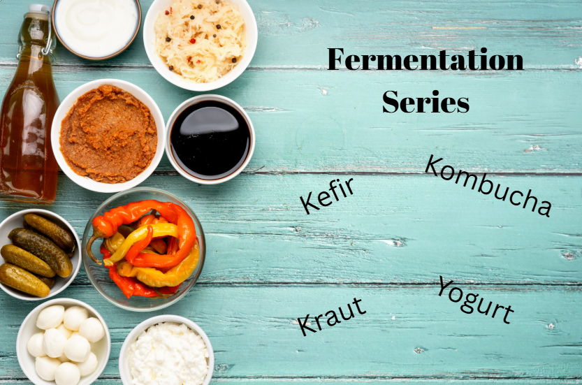 Fermentation Series Image: Bowls of fermented food.
