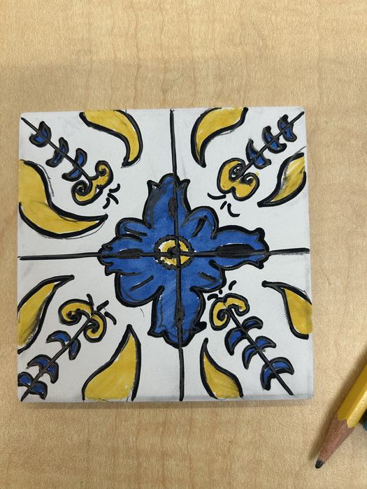 Book Explorers project titled Azure from Portugal created by a Pamlico County 4-H participant