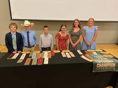 youth livestock team members