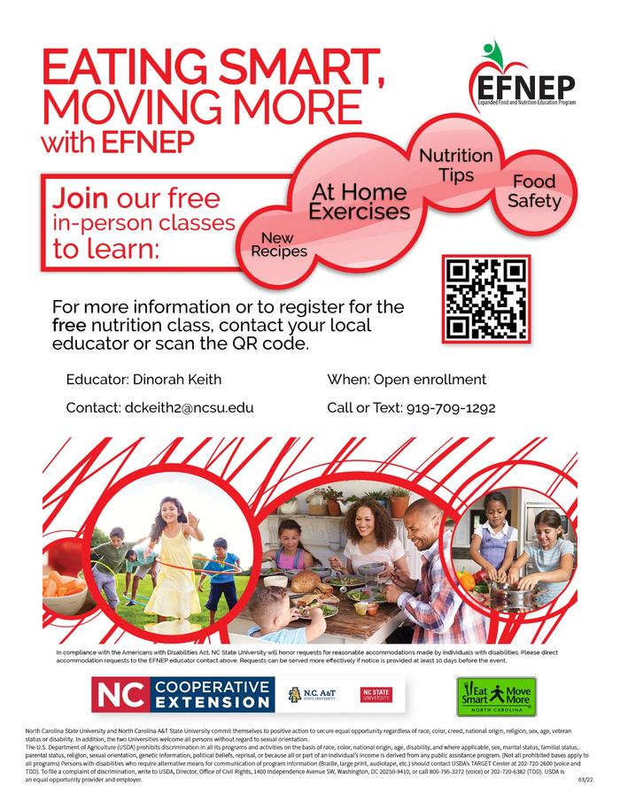 Eating Smart, Moving More Flyer