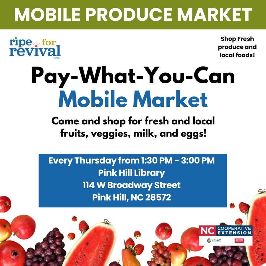 Pay-What-You-Can Mobile Pantry Serving Our Community