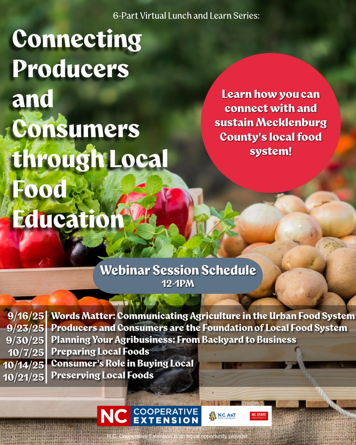 Fall Lunch and Learn Series: Connecting Producers and Consumers Through ...