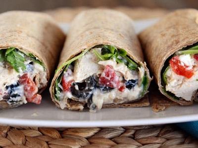 Mediterrannean Chicken Wraps