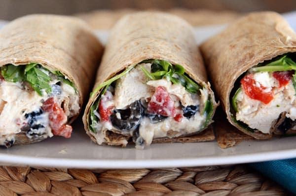 Mediterrannean Chicken Wraps