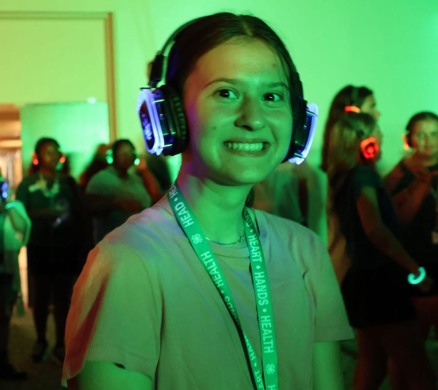 NHC 4-H Youth at Congress social