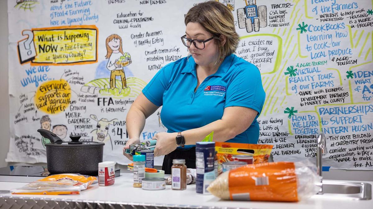 NC State Extension Hurricane Helene recovery Yancey County Niki Maness Family and Consumer Science