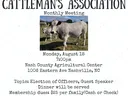 August Cattlemens Meeting Flyer