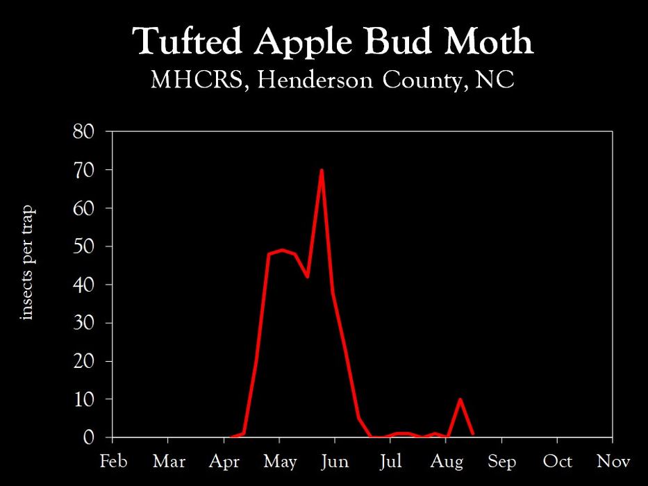 Chart showing insect population trends