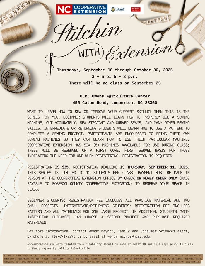 Stitchin with Extension