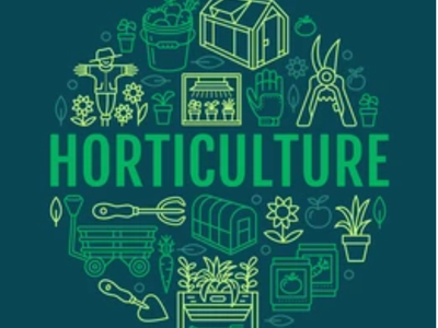 An illustration of the word horticulture.