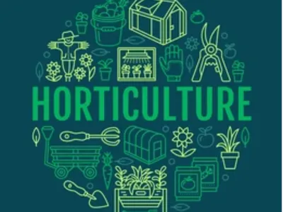 An illustration of the word horticulture.