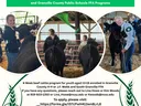 Youth Beef Cattle Project poster — Applications due Aug 22; QR code and NC Cooperative Extension logos