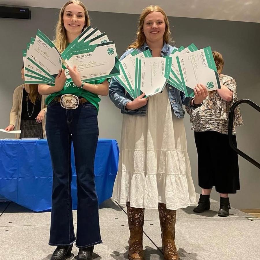 aubrey mekus with awards