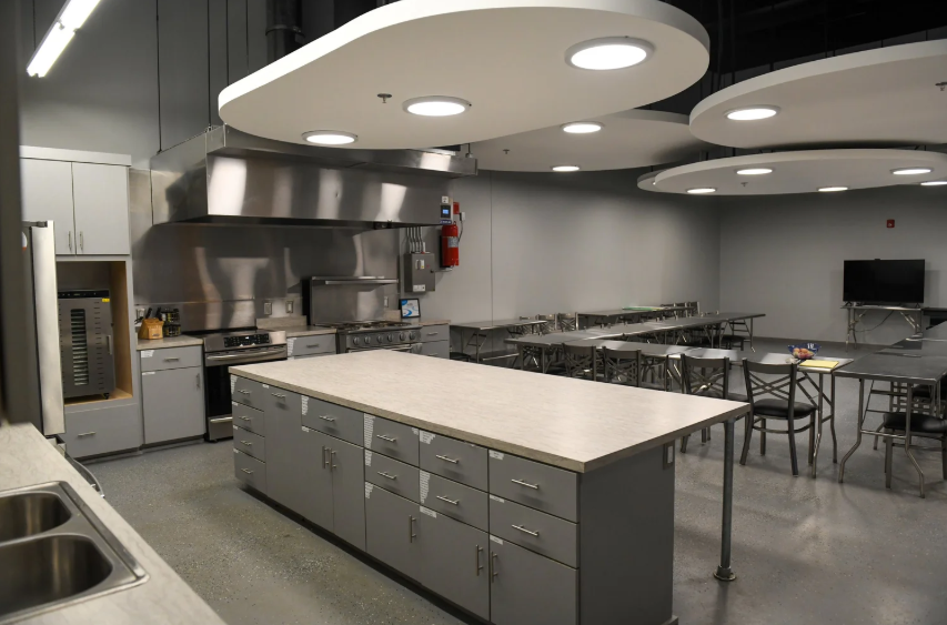 Commercial kitchen space in Foothills Food Hub. Photo from Foothills Food Hub.