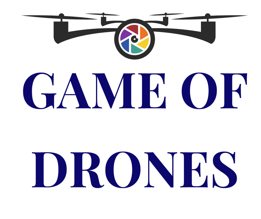 Game of Drones with an illustration of a drone.