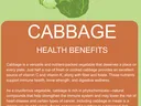Cabbage Health Benefits and recipe