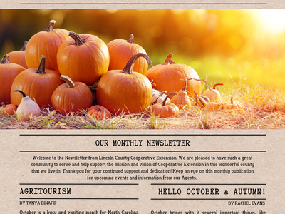 cover page of October 2025 Newsltter