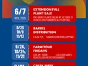 Flyer describing upcoming events listed above in article 