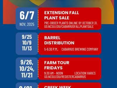 Flyer describing upcoming events listed above in article 