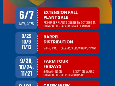 Flyer describing upcoming events listed above in article 