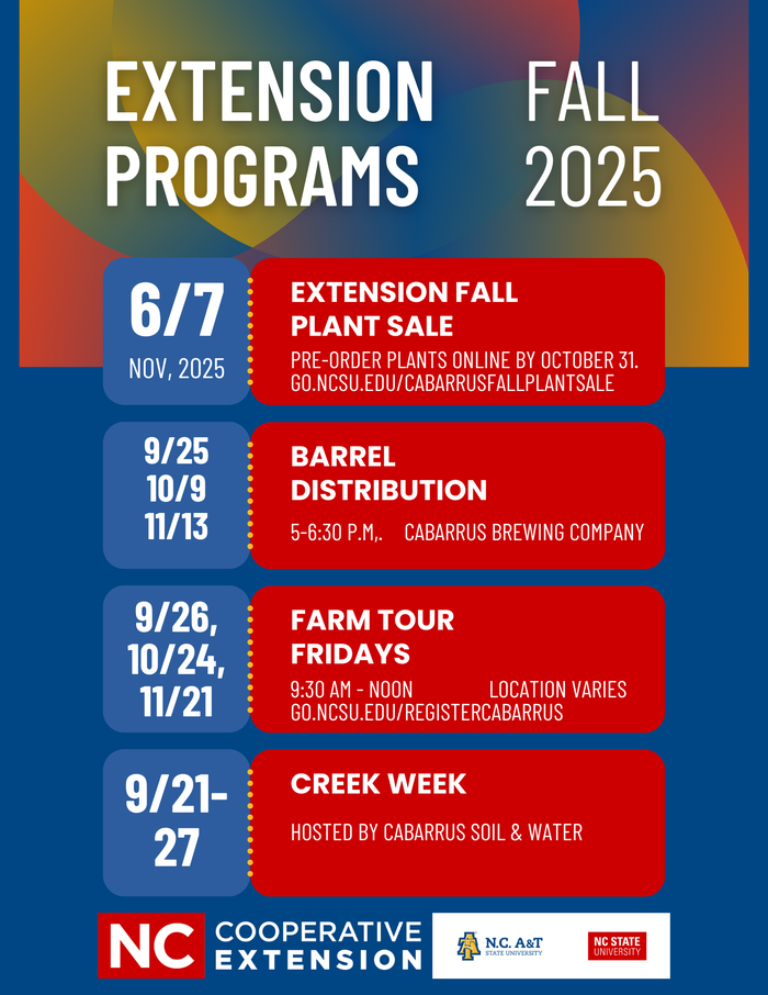 Flyer describing upcoming events listed above in article 