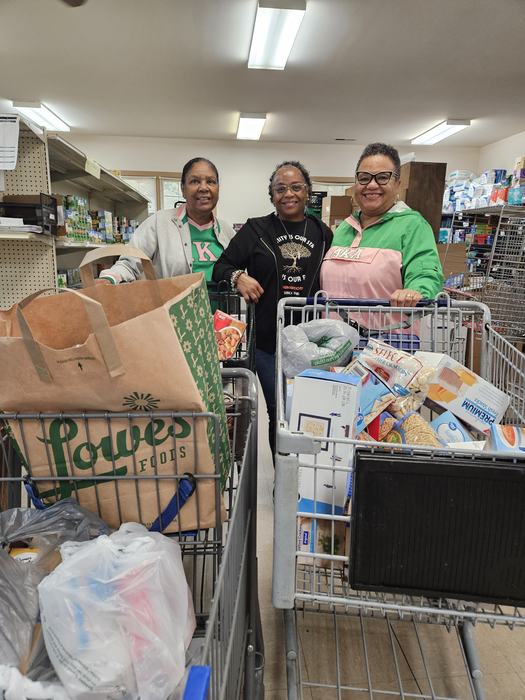 Volunteers at OCIM Food Pantry