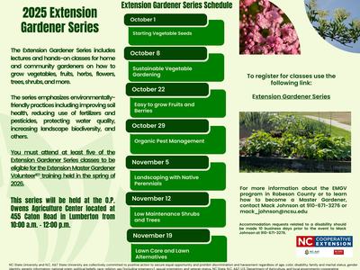 2025 Extension Garder Series