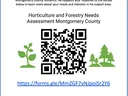 Horticulture & Forestry Needs Assessment Montgomery County; QR code; forms.gle/MmZGF7vNJpoiSr2Y6