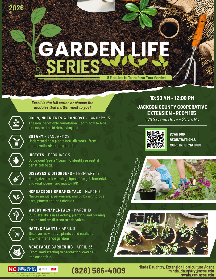 2026 Garden Life Series Flyer