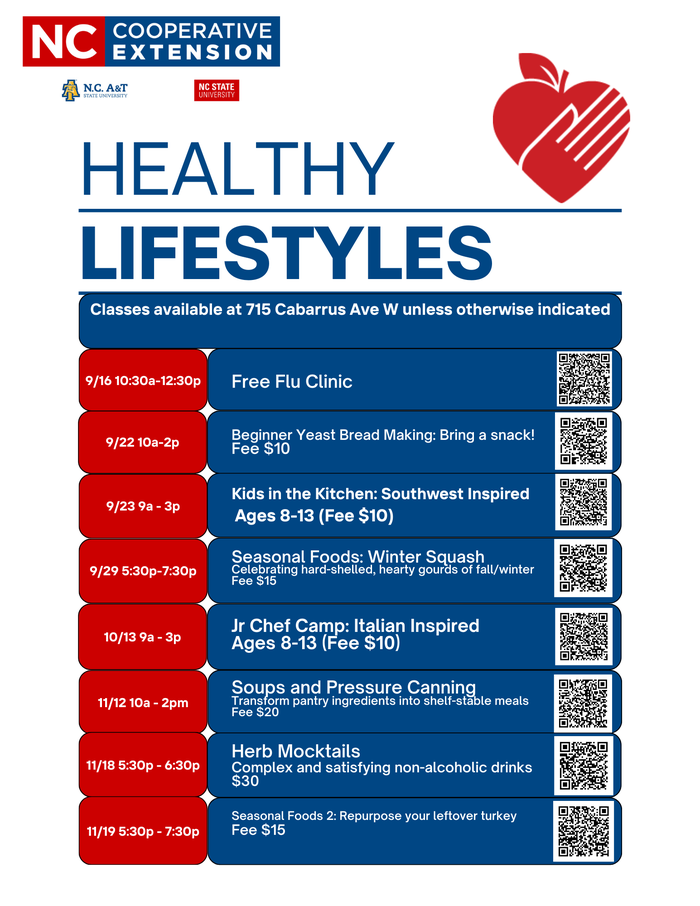 Flyer describing upcoming events listed above in article 