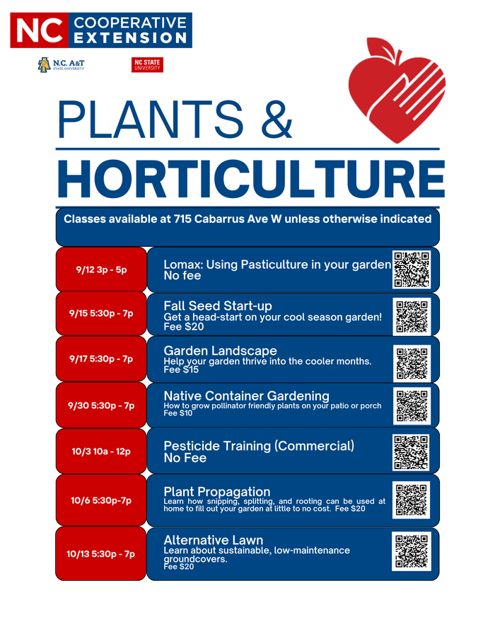 Flyer describing upcoming events listed above in article 