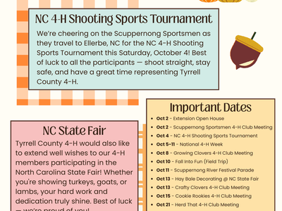 Picture of October's 4-H Newsletter