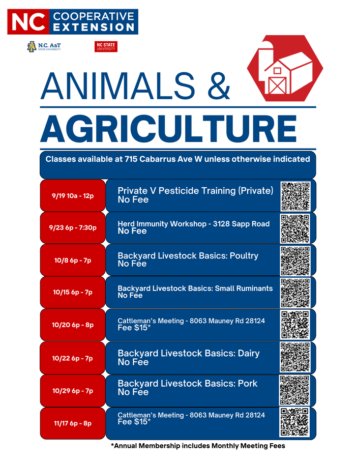 Flyer describing upcoming events listed above in article 