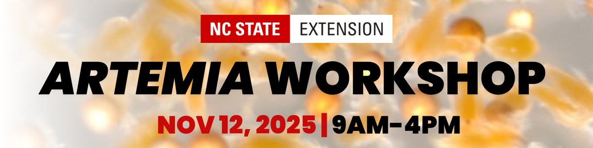 Artemia Workshop November 12th, 2025 9AM-4PM
