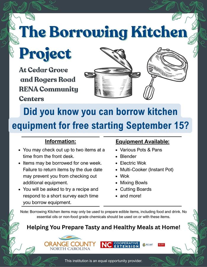 The Borrowing Kitchen Project