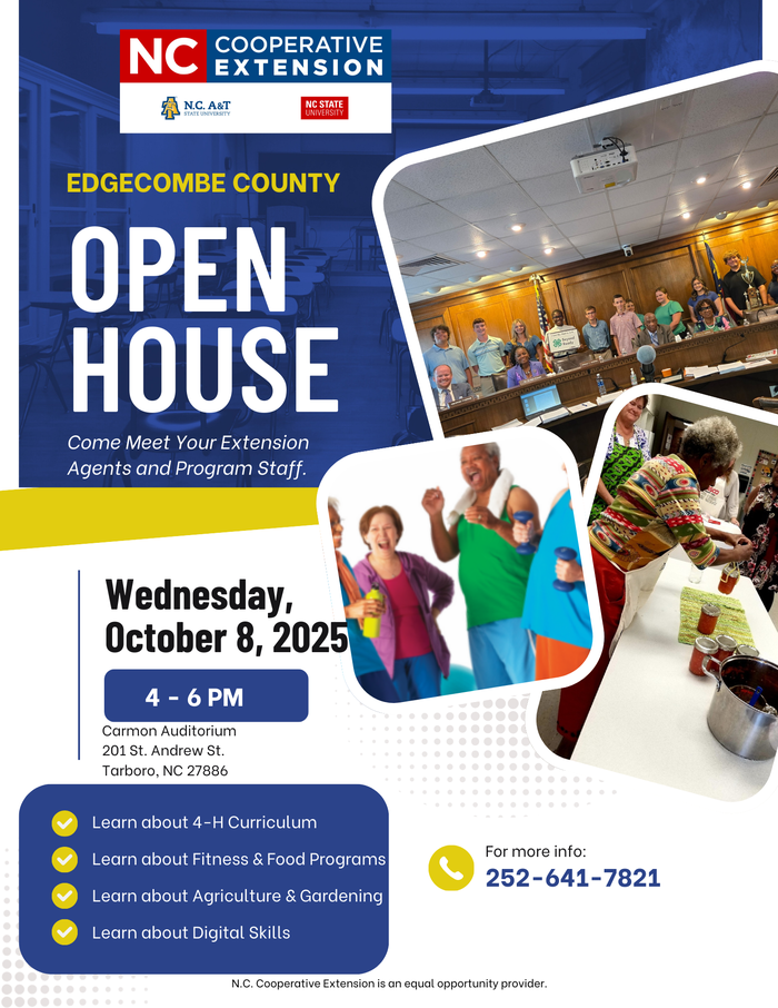 Edgecombe Extension Open House