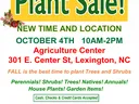 Flyer for the Master Gardener Plant Sale