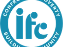IFC Logo. Confronting Poverty, Building Community