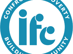 IFC Logo. Confronting Poverty, Building Community