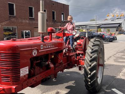 Boy on Tractor