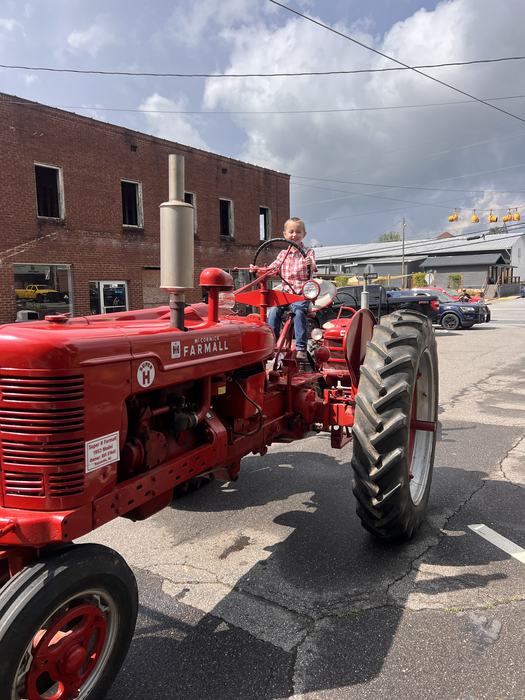 Boy on Tractor