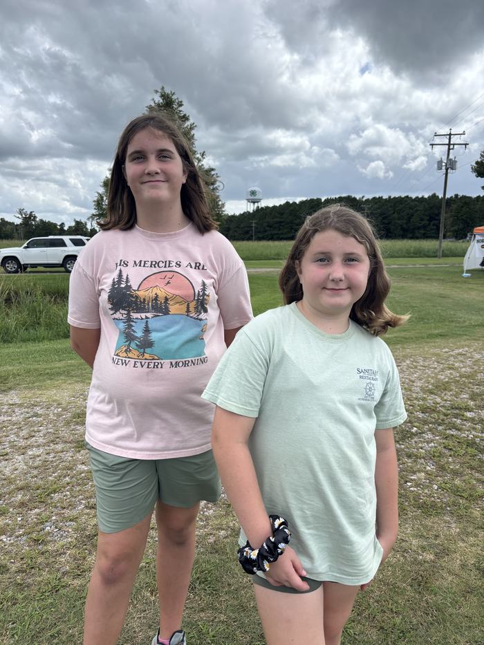 Ivy and Mae Monroe at Eastern Regional 4-H Shooting Sports Tournament