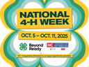 National 4-H Week: Oct. 5–Oct. 11, 2025